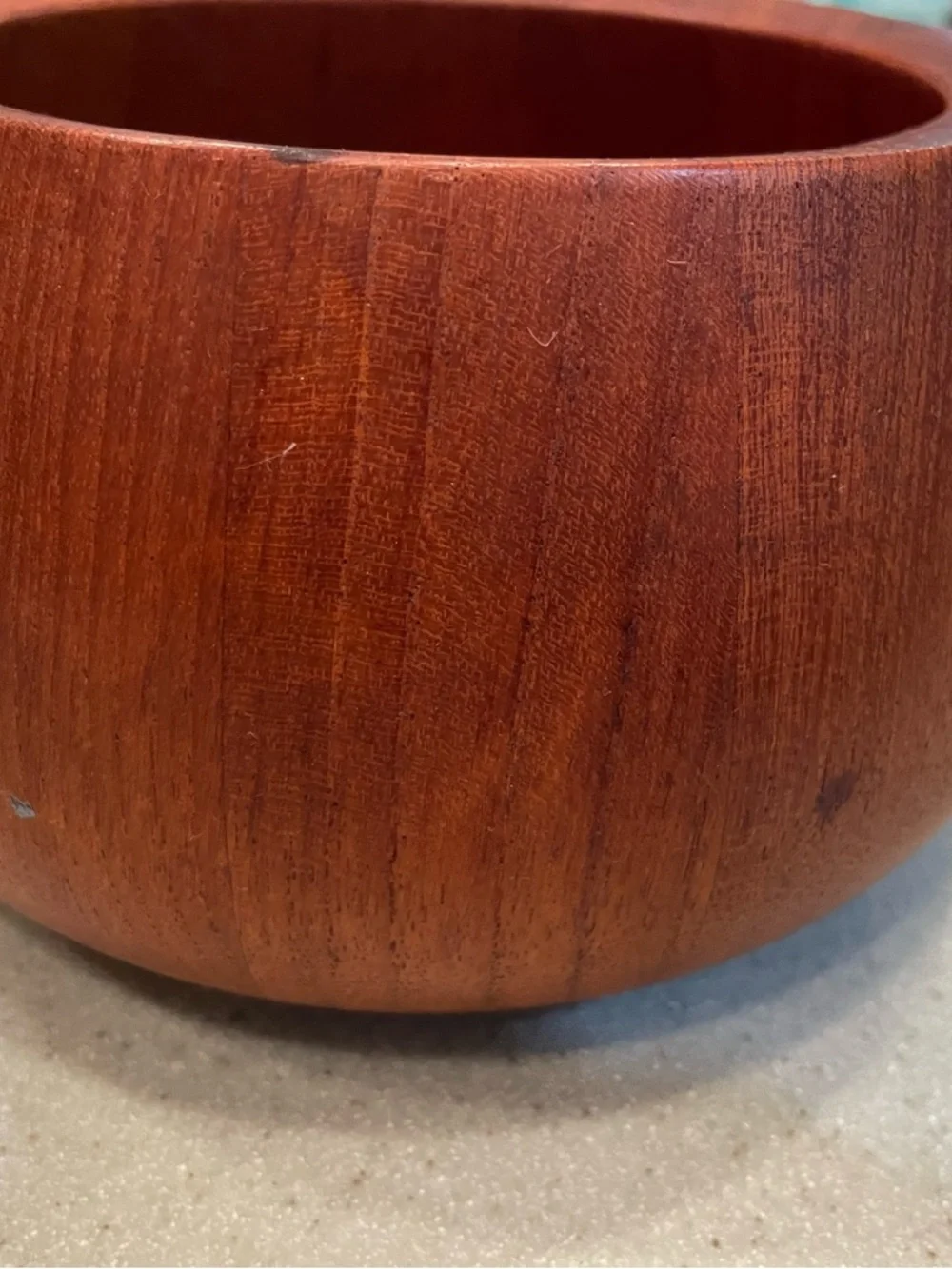Dansk design Jens Quistgaard teak wooden bowl mid century
